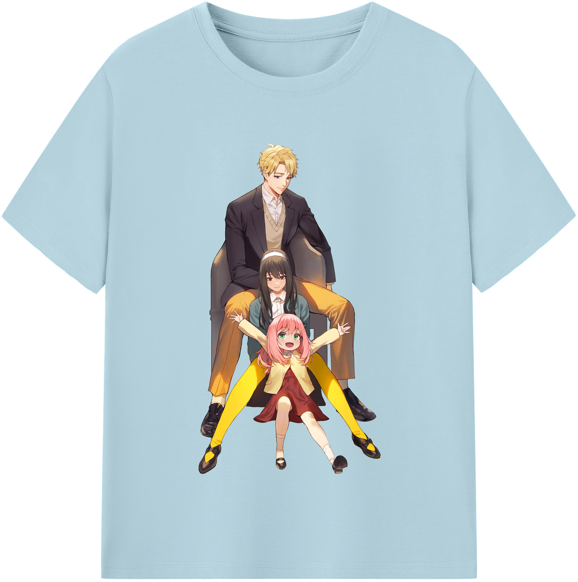 （画像用） SPY×FAMILY间谍家家酒 綿100％半袖Tシャツ（フロントプリント）